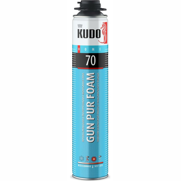 Пена профессиональная KUDO HOME 70 всесезонная от -10°C до +35°C 1000 мл (KUPHP10U70)