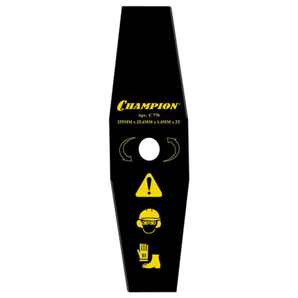 Нож для жесткой травы CHAMPION 2z х 255 х 20 мм (C5117)