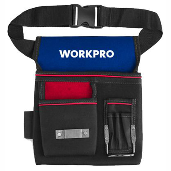 Сумка для инструментов на пояс WORKPRO 600D 260 х 270 мм (WP281017)