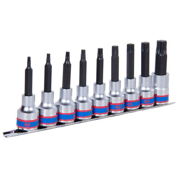 Набор торцевых насадок KING TONY TORX 1/2" 9 предметов (4119PR10)