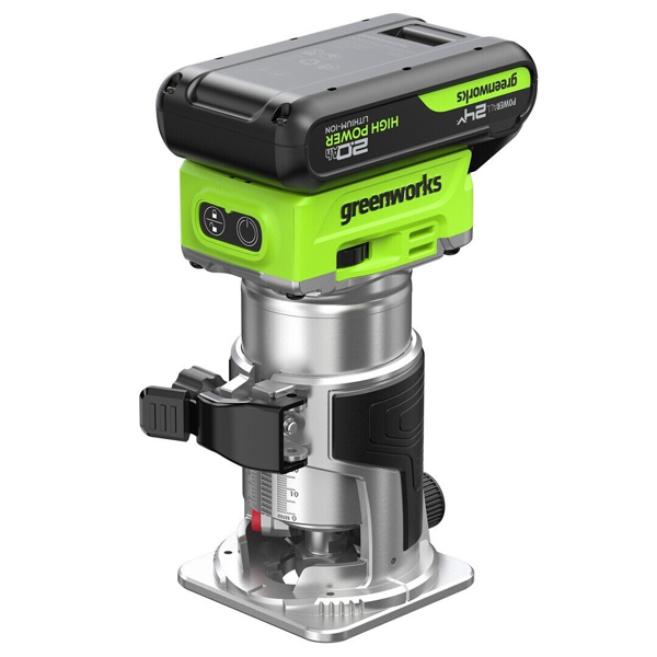 Фрезер аккумуляторный Greenworks G24RO 1 х 2,0 Ач (3502507CUA)