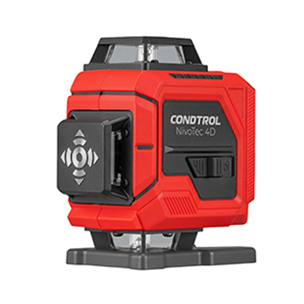 Нивелир лазерный CONDTROL NivoTec 4D 3 х 360, 30/60 м, ±0,3 мм/м, зеленый луч, 3,7В 3000 мАч Li-Ion (1-2-481)
