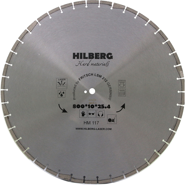 Диск алмазный сегментный HILBERG Hard Materials Laser 900 х 25,4 мм армированный бетон (HM118)