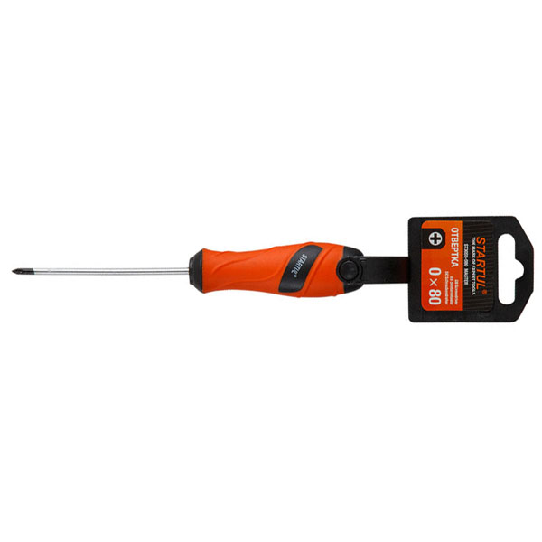 Отвертка STARTUL MASTER PH0 х 80 мм (ST3055-080)