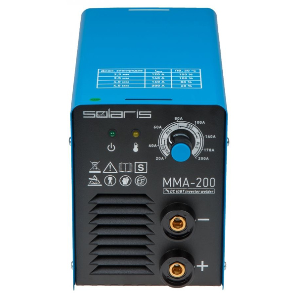 Инвертор сварочный SOLARIS MMA-200 (MMA-200)