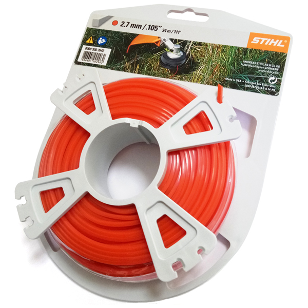 Леска триммерная STIHL квадратного сечения 2,7 мм 34 м (00009302642)