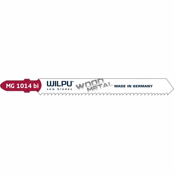 Пилка для электролобзика WILPU MG 1014 Bi-Metall T111HF по дереву и металлу 100/75 мм зуб 1,8-2,5 м (262100005)