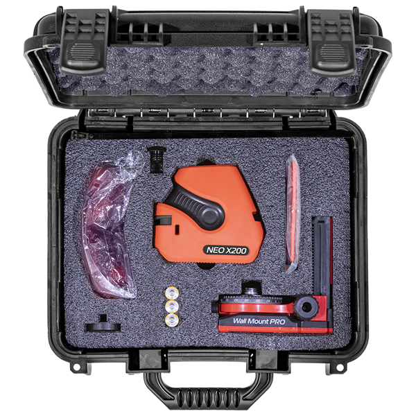 Нивелир лазерный CONDTROL NEO X200 Kit 20/60 м, ±0,3 мм/м/, красный луч, 2 x 1,5В АА LR6 (1-2-400)