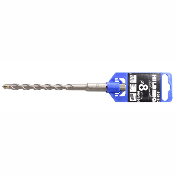 Бур HILBERG SDS-plus 8,0 х 160 мм (S08160)