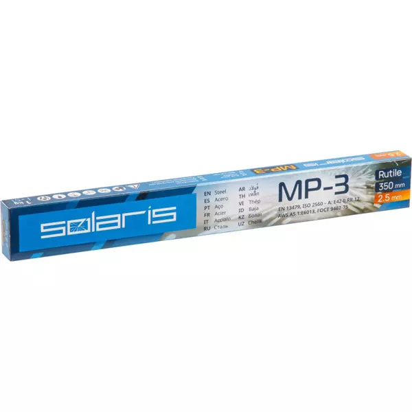 Электроды SOLARIS МР-3 2,5 мм 1,0 кг (WM-1101)