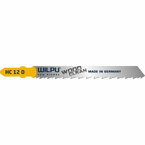 Пилка для электролобзика WILPU HC 12 D по дереву 100/75 мм зуб 2,5 мм (211200005)