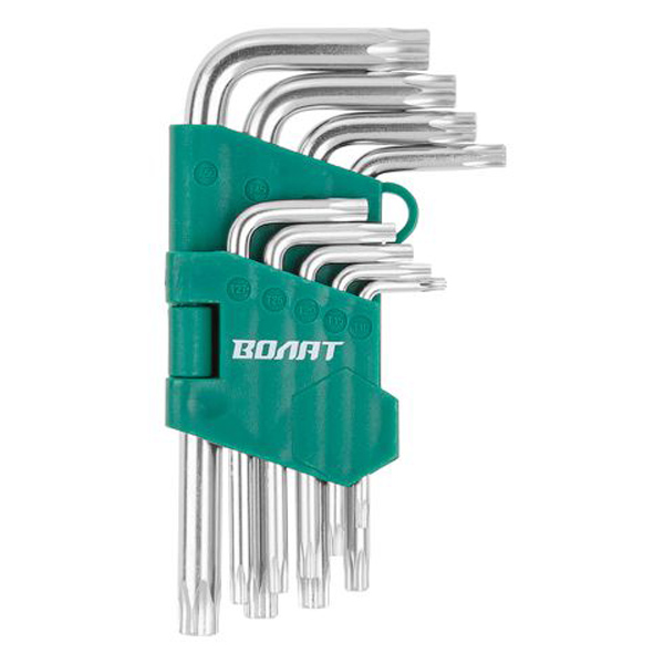 Набор ключей ВОЛАТ Torx T10 - T50 9 шт коротких (11025-09)