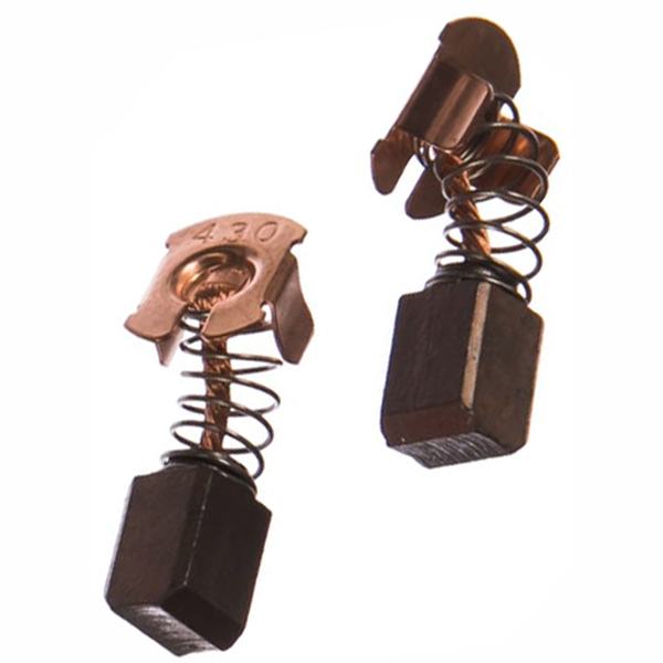 Щетки угольные ПРАКТИКА для Makita B-430 191971-3 с пружиной 7,0 x 8,0 x 10,0 мм (791-028)
