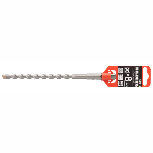 Бур HILBERG Quadro SDS-plus 8,0 х 210 мм (Q08210)