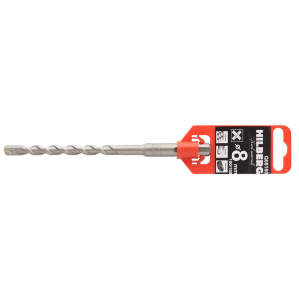 Бур HILBERG Quadro SDS-plus 8,0 х 160 мм (Q08160)
