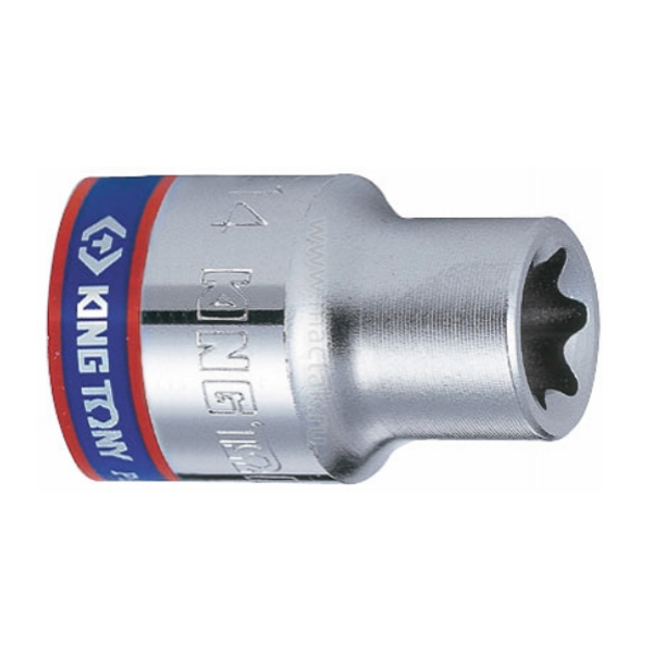 Головка торцевая KING TONY TORX E-стандарт 1/4" E8 (237508M)