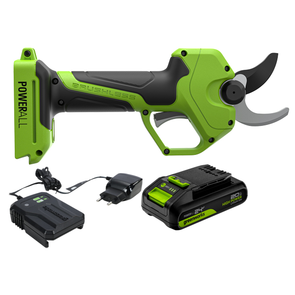 Секатор аккумуляторный Greenworks PR24320 1 х 2,0 Ач (PR24320UA)
