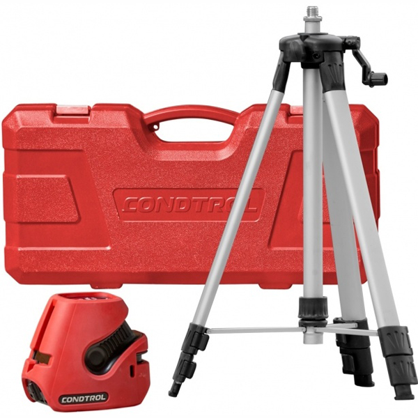 Нивелир лазерный CONDTROL NEO X200 Set 20/60 м, ±0,3 мм/м, красный луч, 3 x 1,5В АА LR6 (1-2-123)
