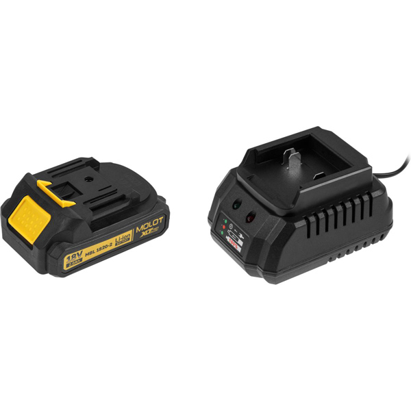 Устройство зарядное с аккумулятором MOLOT XLT Lite 18 В 2,0 Ач (2329089)