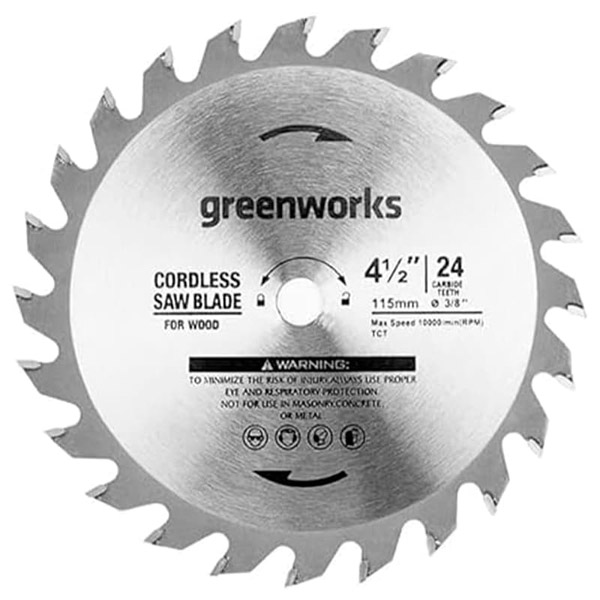 Диск пильный по дереву Greenworks 120 х 24Т х 9,5 мм (2952507)