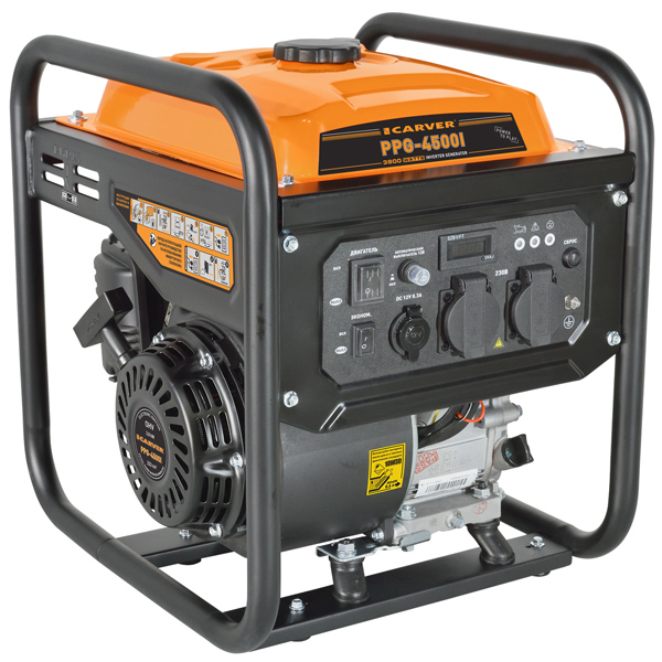 Генератор бензиновый инверторный CARVER PPG -4500I (01.020.00036)