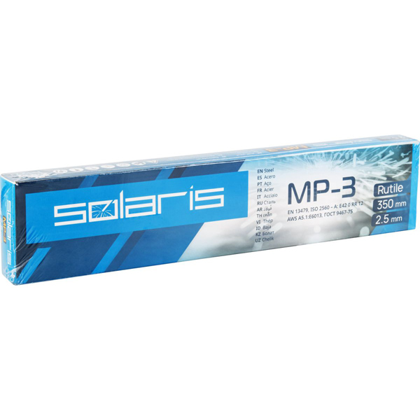 Электроды SOLARIS МР-3 2,5 мм 2,5 кг (WM-1107)