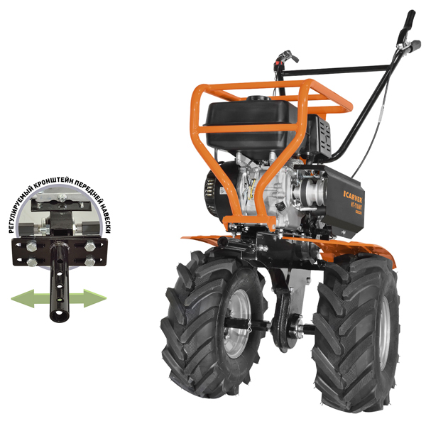 Мотоблок бензиновый CARVER MT-7106WT (01.006.00036)