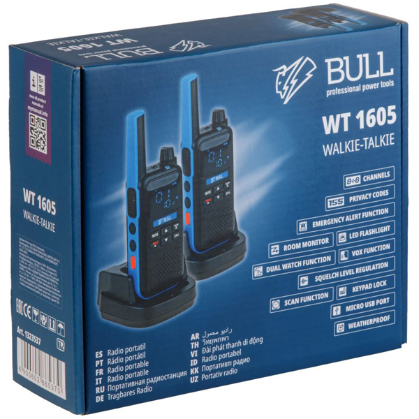 Радиостанция портативная BULL WT 1605 2 шт (1323537)