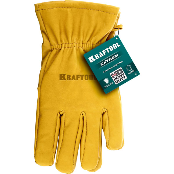 Перчатки кожаные KRAFTOOL EXTREM размер 10 (1136-XL)