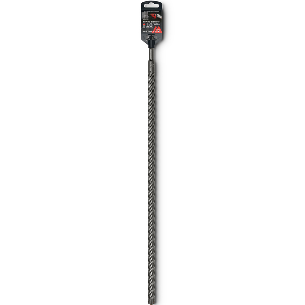 Бур METALLICA Ultra SDS-Plus 18 х 600/550 мм, Х-напайка, 4 спирали (905647)