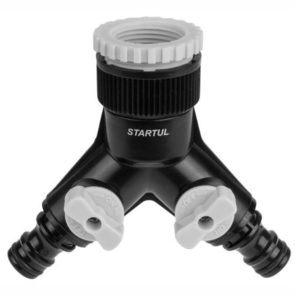 Тройник-распределитель STARTUL GARDEN с кранами 3/4" х 1" (ST6017-13)
