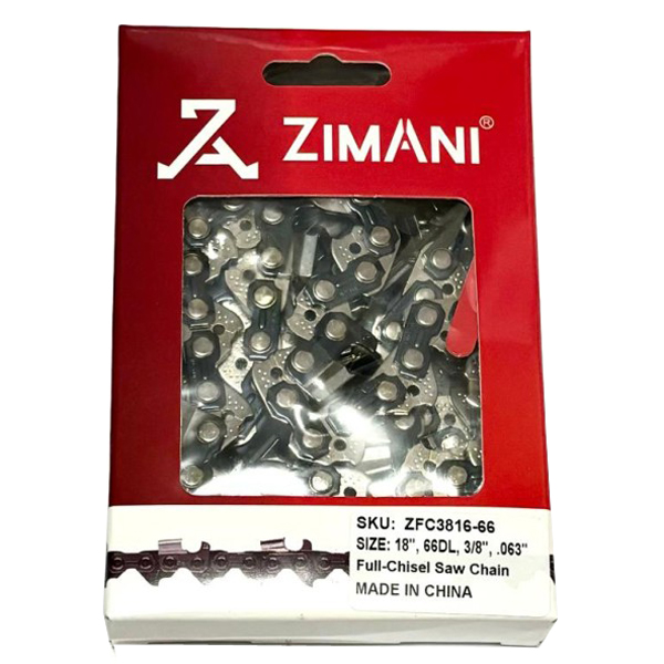 Цепь ZimAni 18" 3/8" 1,6 мм 66 звеньев (ZFC3816-66)