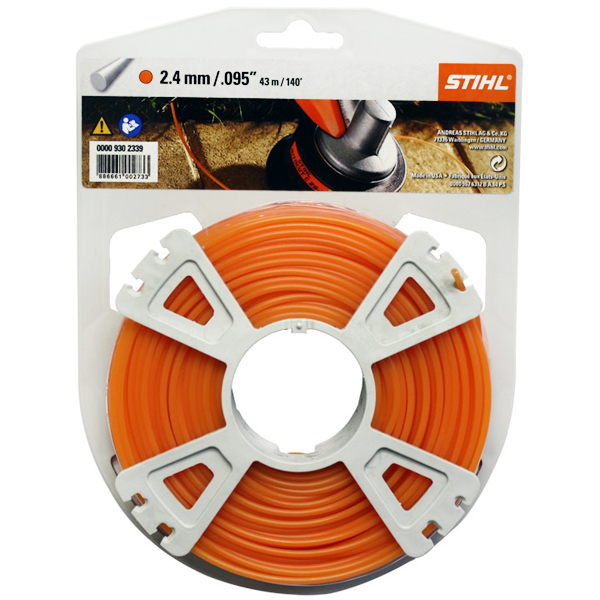 Леска триммерная STIHL круглого сечения 2,4 мм 43 м (00009302339)