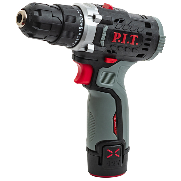 Дрель аккумуляторная P.I.T. PBM12K-10A/2 2 х 2,0 Ач (PBM12K-10A/2)
