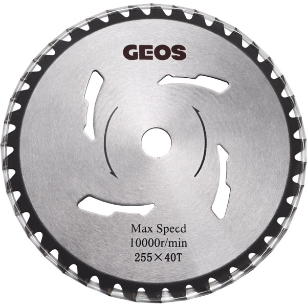 Нож для мотокосы GEOS 40z х 255 х 25,4 мм (212999)