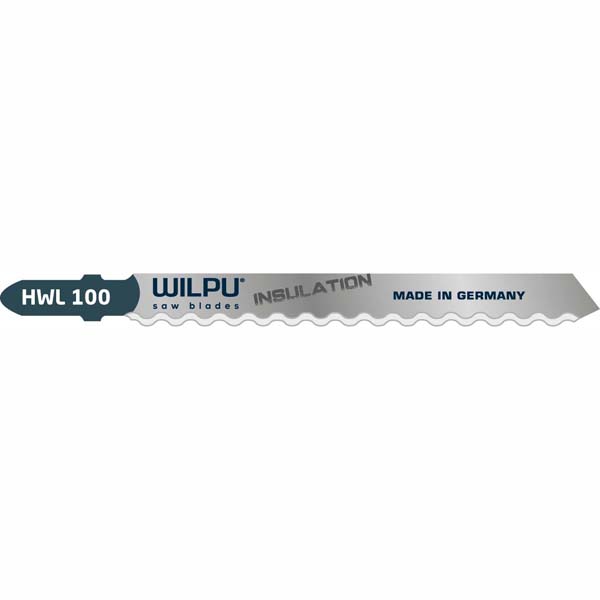 Пилка для электролобзика WILPU HWL 100 T113A для мягкой резины, кожи и изоляционных материалов 100/ (285000005)