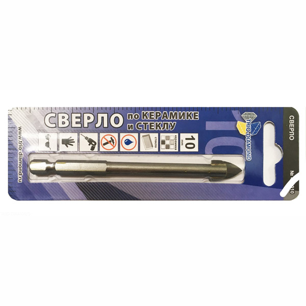 Сверло по керамике и стеклу TRIO-DIAMOND 10 мм (430010)