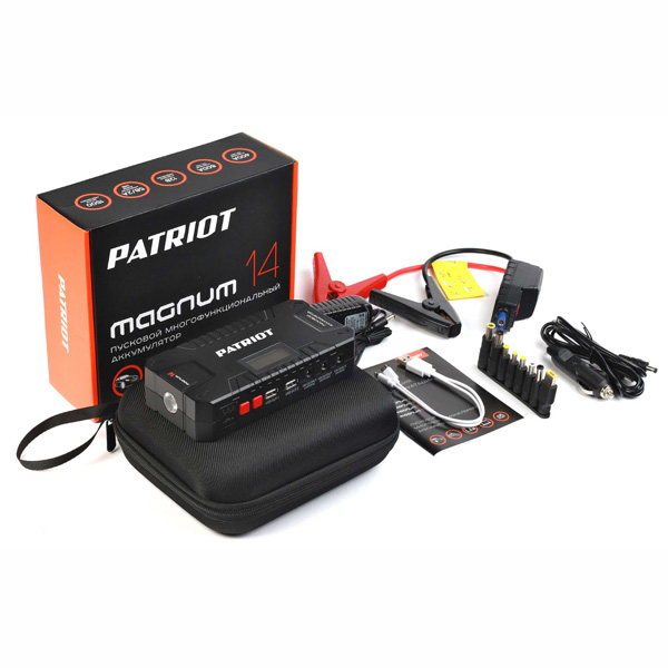 Пусковой многофункциональный аккумулятор PATRIOT MAGNUM 14 (650201614)