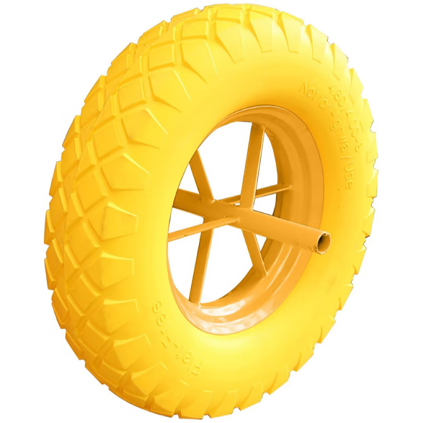 Колесо для тачек INGCO полиуретановое 16" х 4-8 (HHWB64010PU-WP)