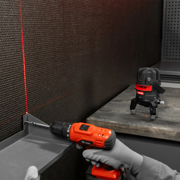 Нивелир лазерный Matrix ML 05 Red 20 м, ± 0,3 мм/м, красный луч, 2 х АА 1,5В (35066)