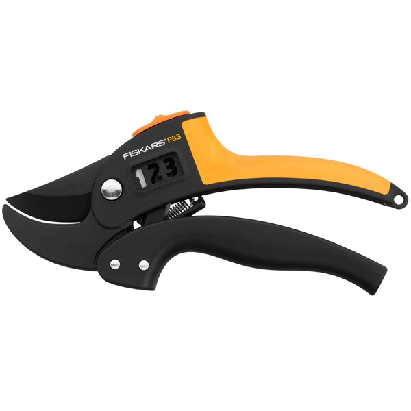 Секатор контактный с храповым механизмом FISKARS PowerStep (1000575)