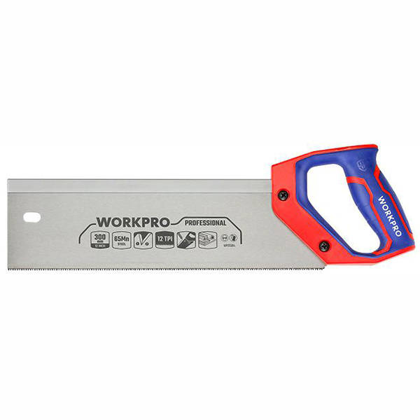 Ножовка по дереву обушковая для стусла WORKPRO 300 мм (WP215014)