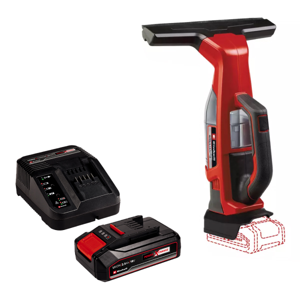 Стеклоочиститель аккумуляторный Einhell BRILLIANTO 1 х 2,5 Ач (3437100SET)