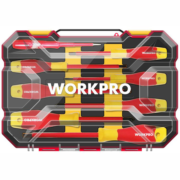 Набор отверток диэлектрических WORKPRO 8 шт (WP204700)
