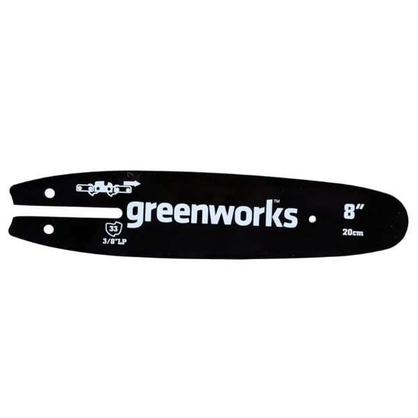 Шина Greenworks 8" 3/8" 1,3 мм 33 звеньев (29497)