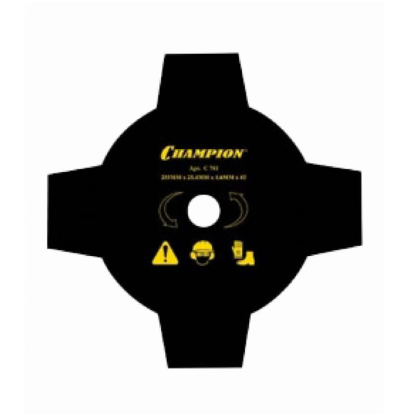 Нож для жесткой травы CHAMPION С5105 4z х 230 х 25,4 мм (C5105)