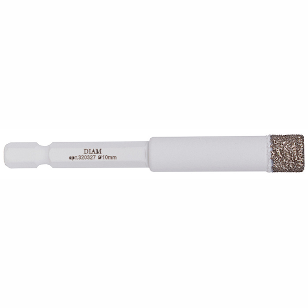 Коронка алмазная DIAM Extra Line V-TECH HEX 1/4 10 мм М14 керамогранит (320327)