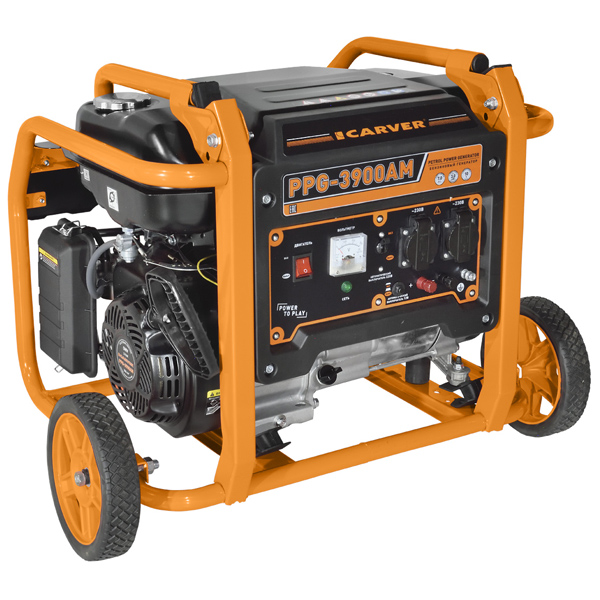 Генератор бензиновый CARVER PPG -3900АM (01.020.00027)
