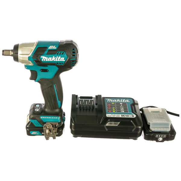 Гайковерт аккумуляторный ударный Makita TW 161 DWAE 2 х 2,0 Ач (TW161DWAE)