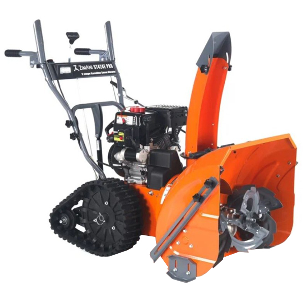 Машина снегоуборочная гусеничная ZimAni ST424E PRO 7 л.с., выброс до 14 м, ковш 58,5 х 61 см (ST424EPRO)